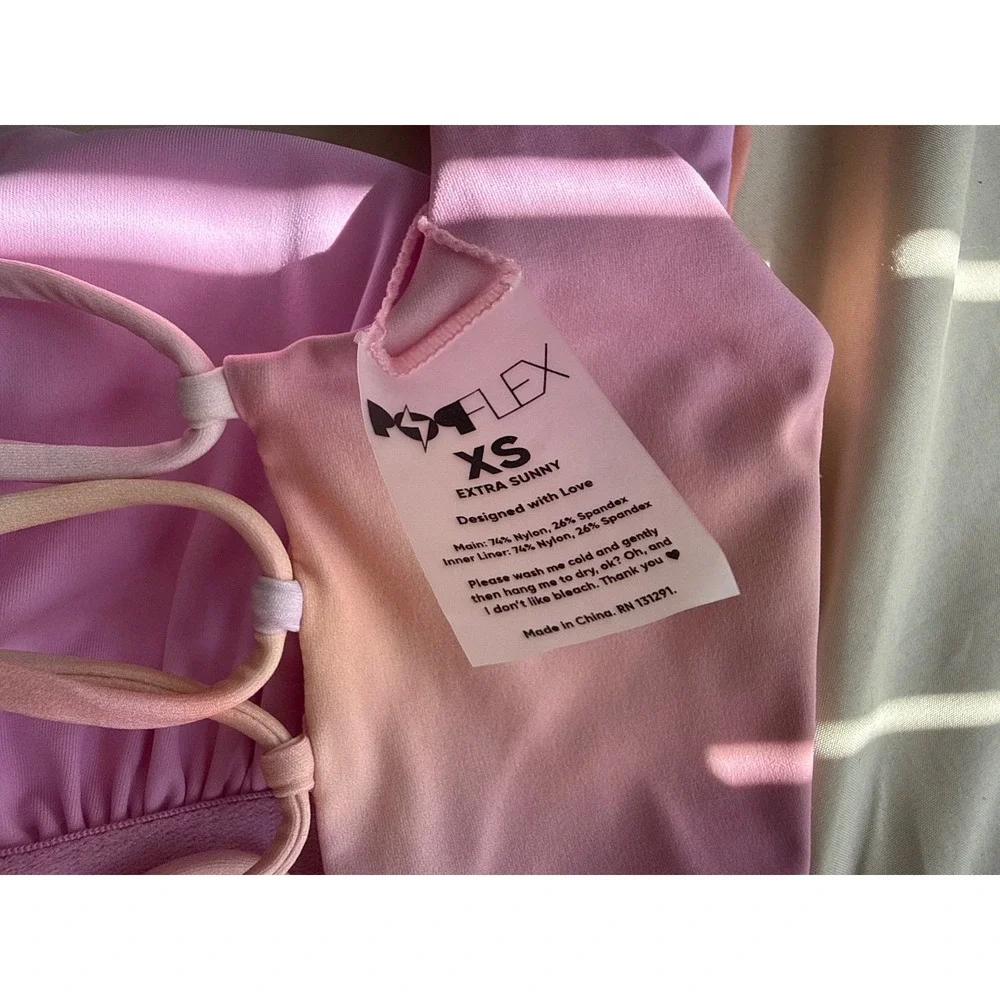 NWT POPFLEX Floral Haze Bikini Set‎ - XS Boardwalk Top & XS Low Tide Bottoms